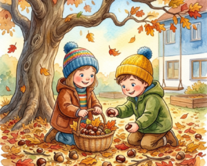 Herbst im Kindergarten